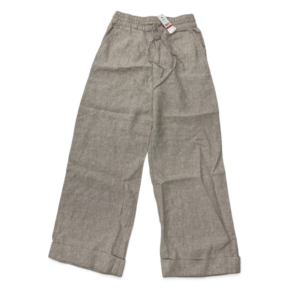Tommy Bahama Two Palms STR HR Easy Pant Coffee Break Brown Linen XS NWT